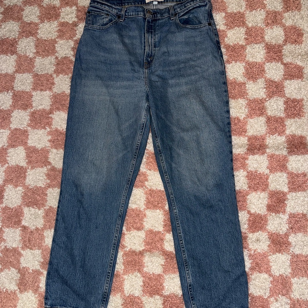Abercrombie “The 90’s Straight” Ultra High Rise Denim